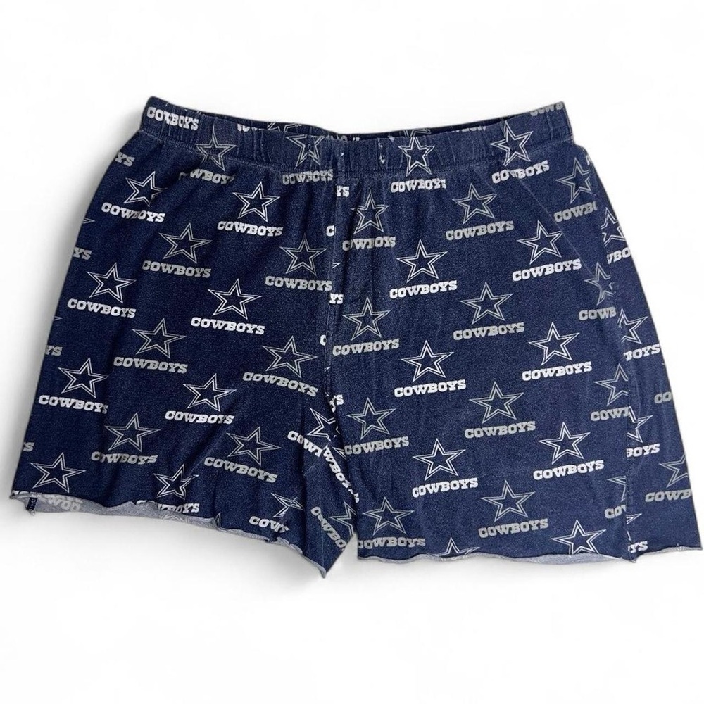 Dallas Cowboys Navy Blue White Boxers Shorts Bottoms Adult XL Mens Pants NFL